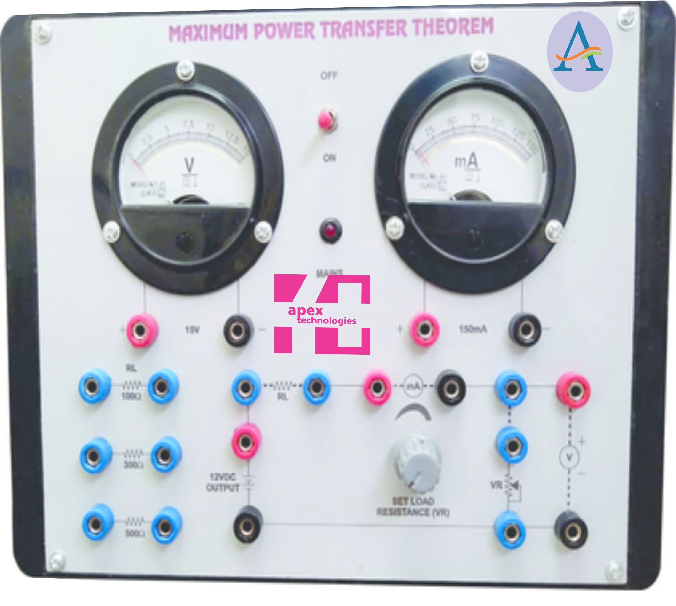 Maximum Power Transfer Theorem Trainer Kit